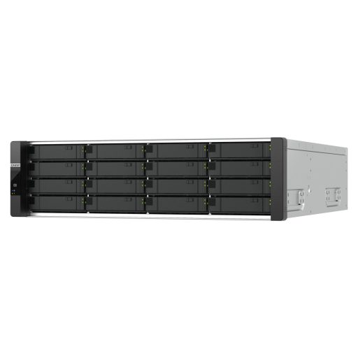 QNAP ES1686dc R2 NAS Rack (3U) Intel® Xeon® D D-2142IT 48 GB DDR4 0 TB QNAP QES Fekete, Szürke