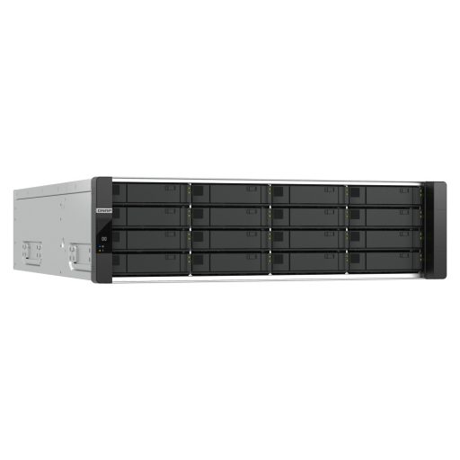 QNAP ES1686dc R2 NAS Rack (3U) Intel® Xeon® D D-2142IT 48 GB DDR4 0 TB QNAP QES Fekete, Szürke