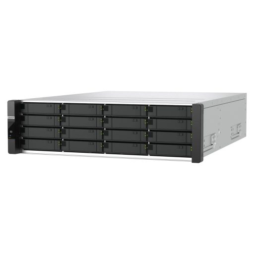 QNAP ES1686dc R2 NAS Rack (3U) Intel® Xeon® D D-2142IT 48 GB DDR4 0 TB QNAP QES Fekete, Szürke