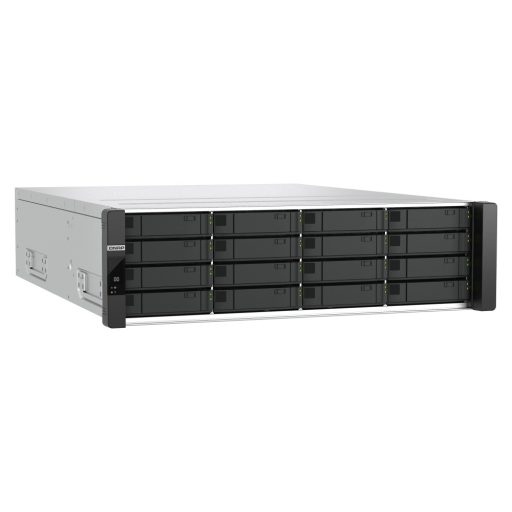 QNAP ES1686dc R2 NAS Rack (3U) Intel® Xeon® D D-2142IT 48 GB DDR4 0 TB QNAP QES Fekete, Szürke
