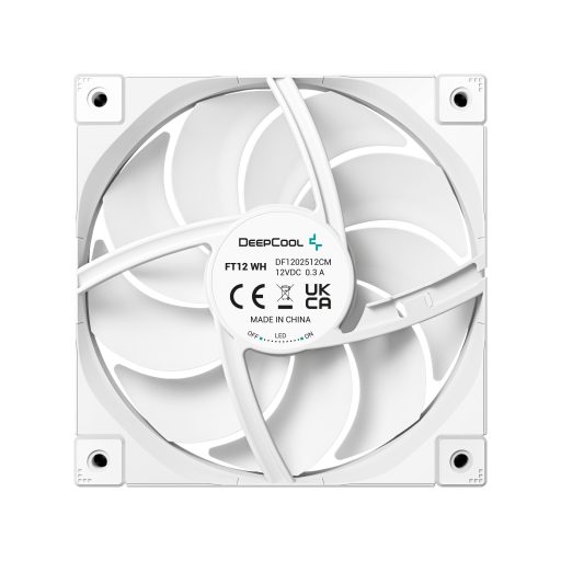 DeepCool FT12 WH 12 cm Fehér 1 db