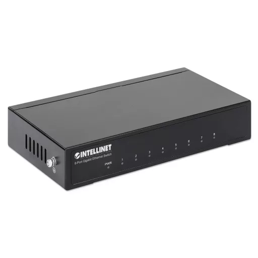 Intellinet 530347 hálózati kapcsoló Gigabit Ethernet (10/100/1000) Fekete