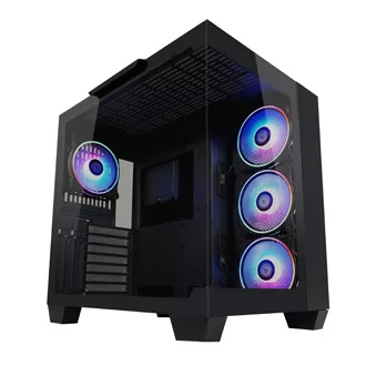 LC-Power 809B Midi Tower Fekete