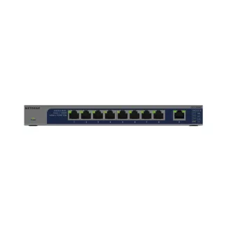   NETGEAR GS108MX-100EUS hálózati kapcsoló Beállítást nem igénylő (unmanaged) L2 Gigabit Ethernet (10/100/1000) Asztali/falra szerelhető