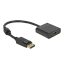 DeLOCK 63585 video átalakító kábel 0,2 M DisplayPort HDMI Fekete