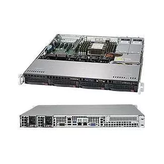 Supermicro CSE813MFTQC-R407CB Rack (1U) 0 GB