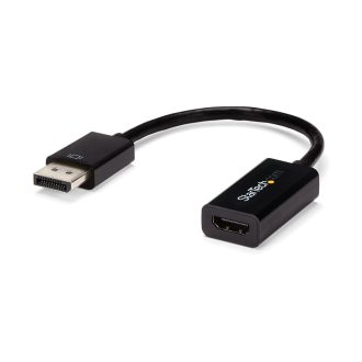   StarTech.com DP2HD4KS video átalakító kábel 0,15 M DisplayPort HDMI A-típus (Standard) Fekete