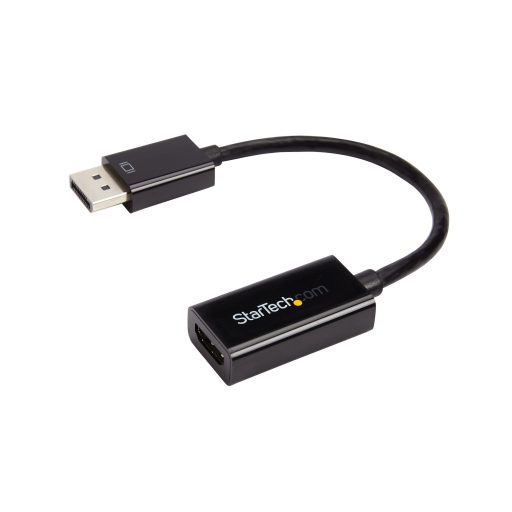 StarTech.com DP2HD4KS video átalakító kábel 0,15 M DisplayPort HDMI A-típus (Standard) Fekete