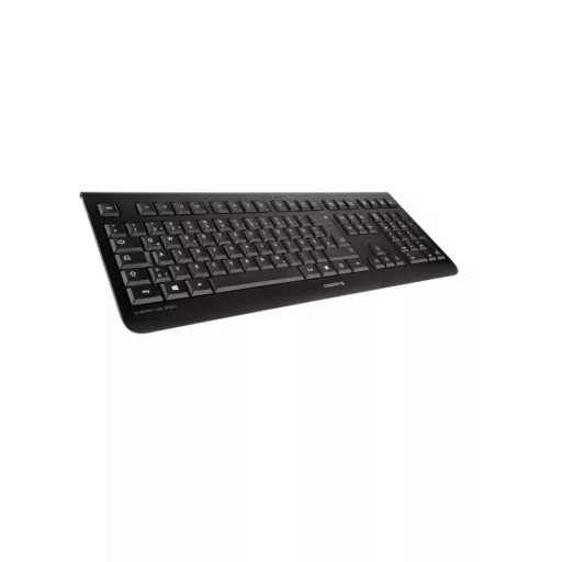 CHERRY DW 3000 billentyűzet Egér mellékelve Univerzális Vezeték nélküli RF QWERTY Amerikai angol Fekete