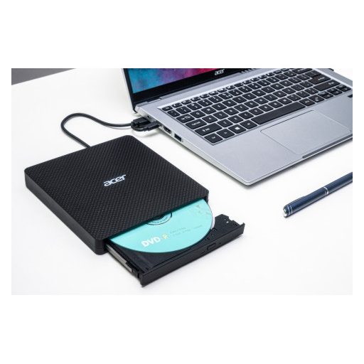 Acer Portable DVD Writer AXD001 optikai meghajtó DVD±RW Fekete