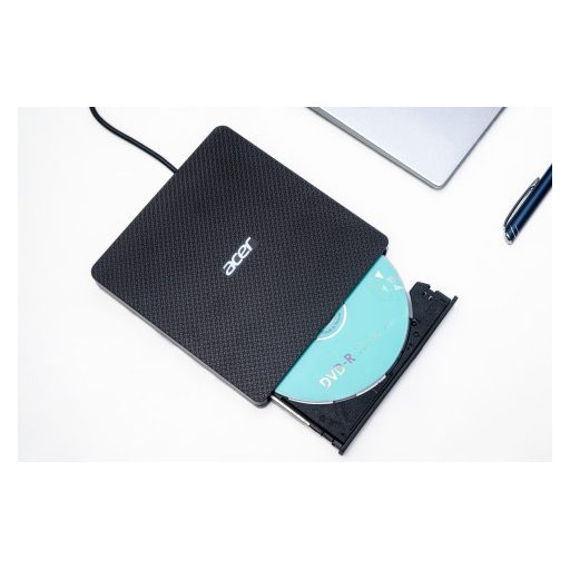 Acer Portable DVD Writer AXD001 optikai meghajtó DVD±RW Fekete