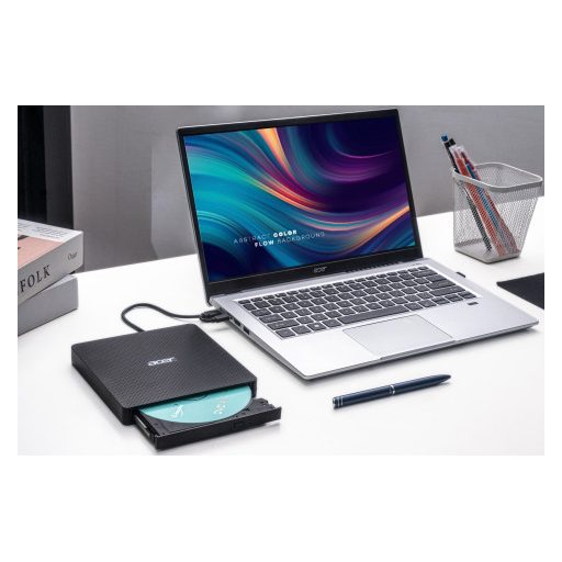 Acer Portable DVD Writer AXD001 optikai meghajtó DVD±RW Fekete