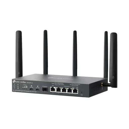 TP-Link ER706WP-4G vezetéknélküli router Gigabit Ethernet Kétsávos (2,4 GHz / 5 GHz) Fekete