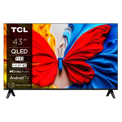 TCL 43V5C televízió 109,2 cm (43") Full HD Smart TV Wi-Fi Fekete