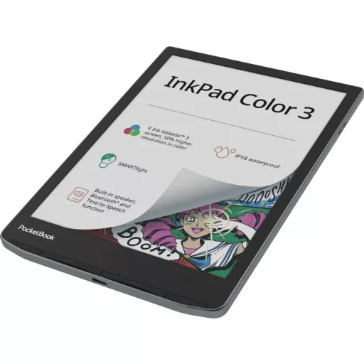 PocketBook InkPad Color 3 e-könyv olvasó Érintőképernyő 32 GB Wi-Fi Fekete, Szürke