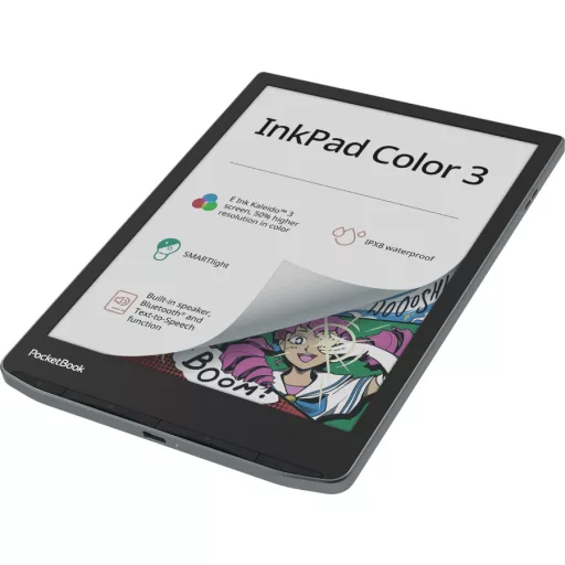 PocketBook InkPad Color 3 e-könyv olvasó Érintőképernyő 32 GB Wi-Fi Fekete, Szürke