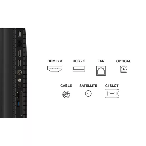 TCL P7K 55P7K televízió 139,7 cm (55") 4K Ultra HD Smart TV Wi-Fi Fémes 450 cd/m²