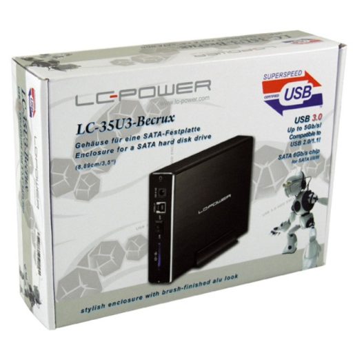 LC-Power LC-35U3-Becrux Fekete 3.5"