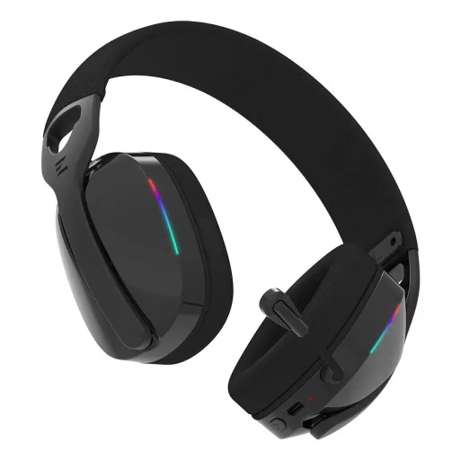 Zalman ZM-HPS650W Fejhallgató Vezetékes és vezeték nélküli Fejpánt Játék Bluetooth Fekete