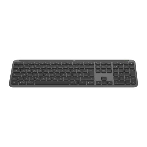 Logitech 920-012451 billentyűzet Irodai RF vezeték nélküli + Bluetooth QWERTZ Német Grafit