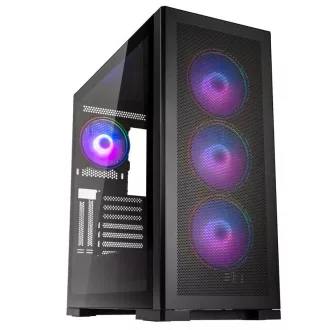 Kolink UNITY MESHBAY ARGB Midi Tower Fekete