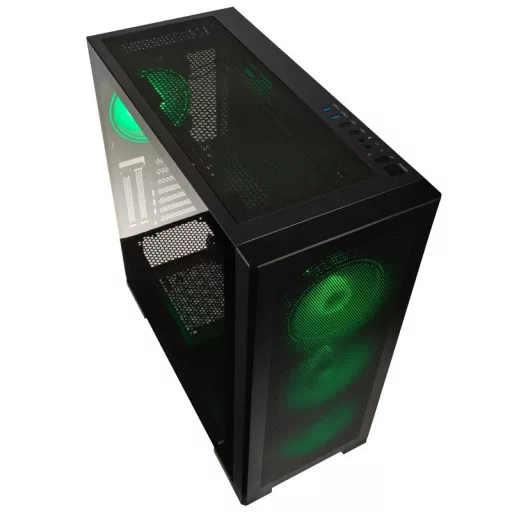 Kolink UNITY MESHBAY ARGB Midi Tower Fekete