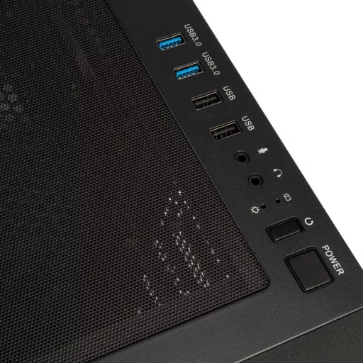 Kolink UNITY MESHBAY ARGB Midi Tower Fekete