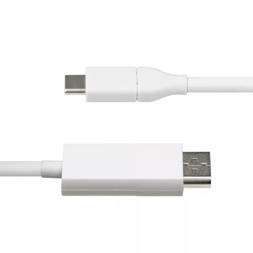 StarTech.com CDP2DP2MBW video átalakító kábel 1,9 M DisplayPort USB C-típus Fehér