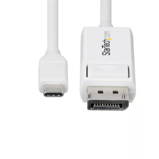 StarTech.com CDP2DP2MBW video átalakító kábel 1,9 M DisplayPort USB C-típus Fehér