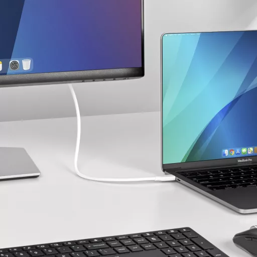 StarTech.com CDP2DP2MBW video átalakító kábel 1,9 M DisplayPort USB C-típus Fehér