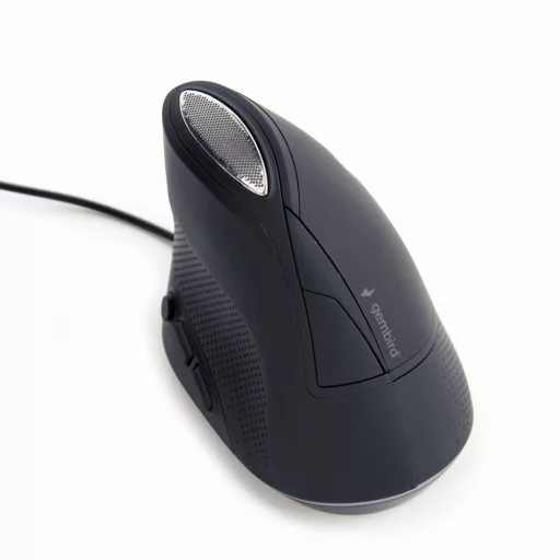 Gembird MUS-ERGO-03 egér Irodai Jobbkezes USB A típus Optikai 3200 DPI