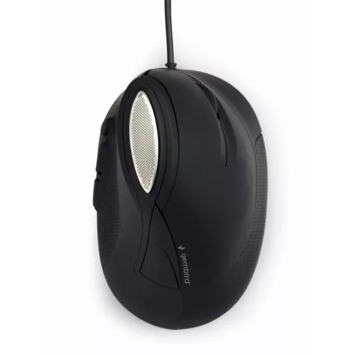 Gembird MUS-ERGO-03 egér Irodai Jobbkezes USB A típus Optikai 3200 DPI