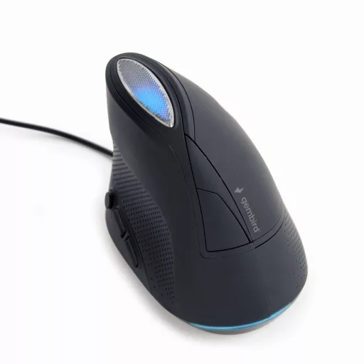 Gembird MUS-ERGO-03 egér Irodai Jobbkezes USB A típus Optikai 3200 DPI