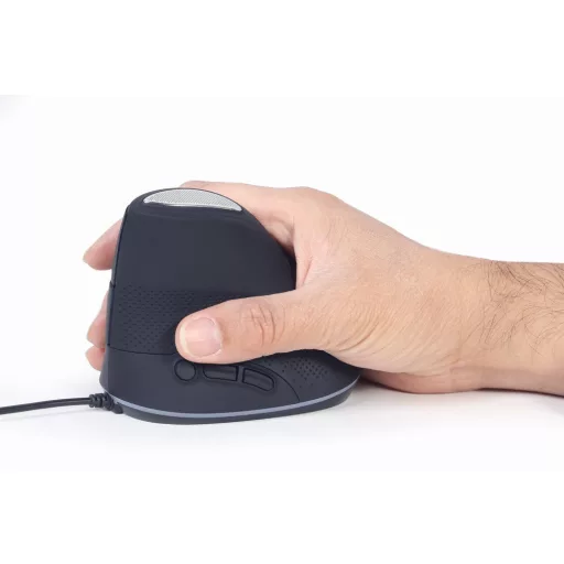Gembird MUS-ERGO-03 egér Irodai Jobbkezes USB A típus Optikai 3200 DPI