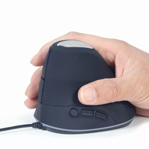 Gembird MUS-ERGO-03 egér Irodai Jobbkezes USB A típus Optikai 3200 DPI
