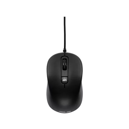 ASUS MU101C egér Irodai Kétkezes USB A típus Optikai 3200 DPI