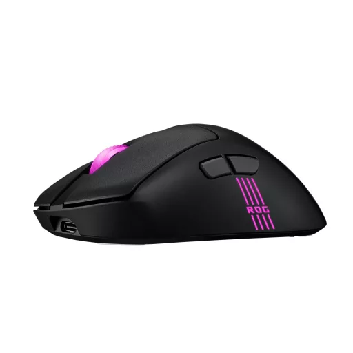 ASUS ROG Keris II Origin BLK egér Játék Jobbkezes RF Wireless + Bluetooth + USB Type-A Optikai 42000 DPI