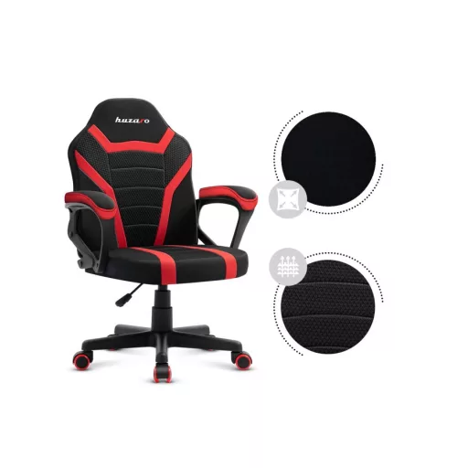 Huzaro Ranger 1.0 Red Mesh Lapos ülés Hálós háttámla