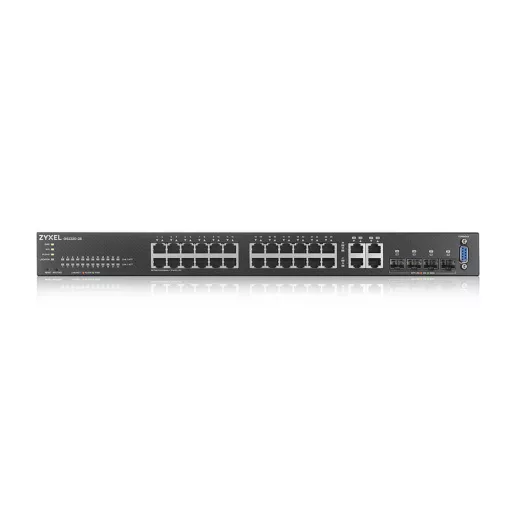Zyxel GS2220-28-EU0101F hálózati kapcsoló Vezérelt L2 Gigabit Ethernet (10/100/1000) Fekete
