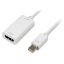 Sharkoon 0.15m, Mini DisplayPort/HDMI 0,15 M Fehér