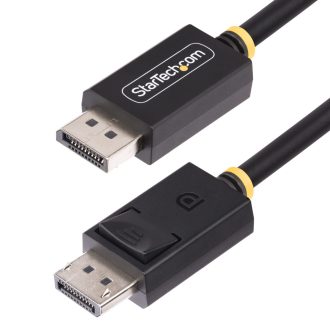 StarTech.com DP21-1M-DP80-CABLE DisplayPort kábel Fekete
