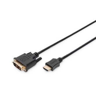  Digitus AK-330300-030-S video átalakító kábel 3 M HDMI A-típus (Standard) DVI-D Fekete