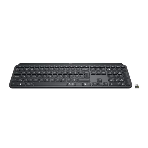 Logitech Master 920-010250 billentyűzet Irodai RF vezeték nélküli + Bluetooth Angol nemzetközi Grafit