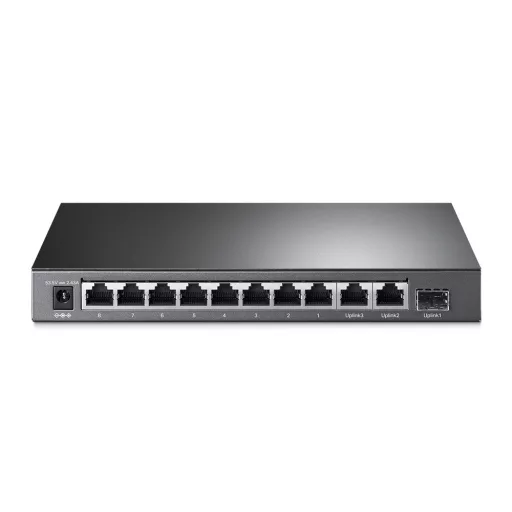 TP-Link TL-SL1311MP hálózati kapcsoló Beállítást nem igénylő (unmanaged) Fast Ethernet (10/100) Ethernet-áramellátás (PoE) támogatása Fekete