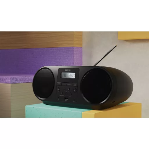 Philips TAZ6000/10 CD lejátszó Hordozható CD lejátszó Fekete