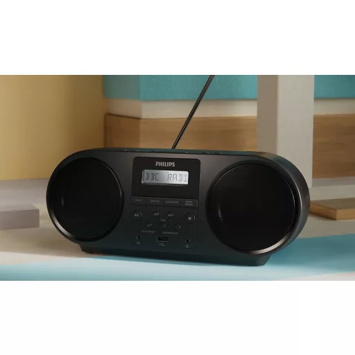 Philips TAZ6000/10 CD lejátszó Hordozható CD lejátszó Fekete