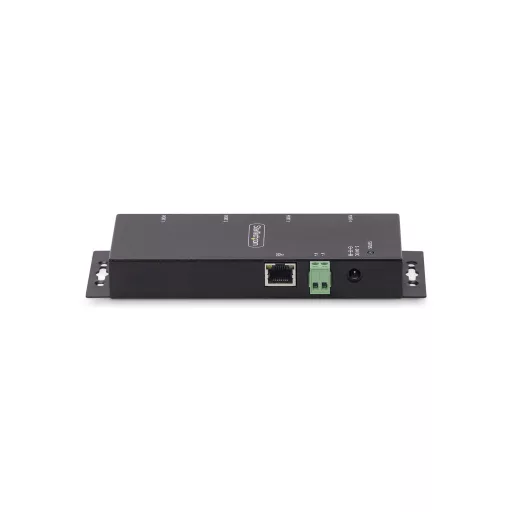 StarTech.com I43-SERIAL-ETHERNET soros átalakító/jelismétlő/izolátor RS-232 RJ-45 Fekete