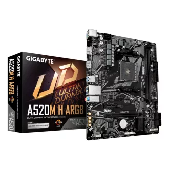 GIGABYTE A520M H ARGB AMD A520 AM4 foglalat Micro ATX