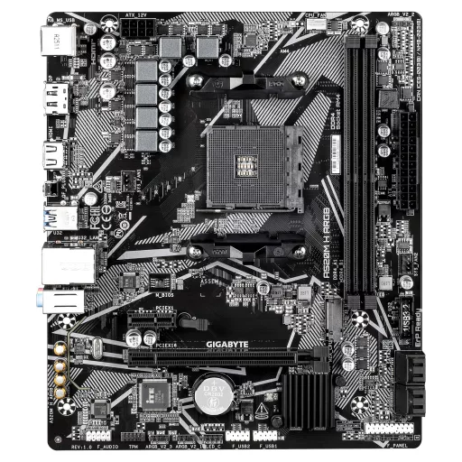 GIGABYTE A520M H ARGB AMD A520 AM4 foglalat Micro ATX
