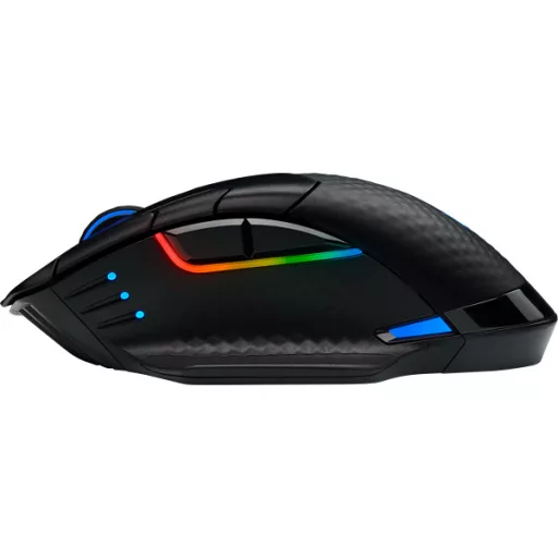 Corsair DARK CORE RGB PRO egér Játék Jobbkezes RF Wireless + Bluetooth + USB Type-A Optikai 18000 DPI